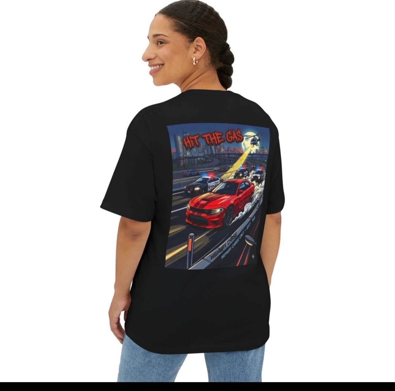 Highway Chase Tee — Black